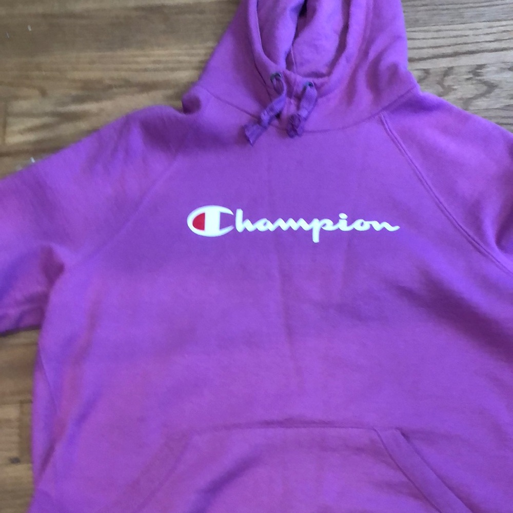 light purple champion hoodie!!